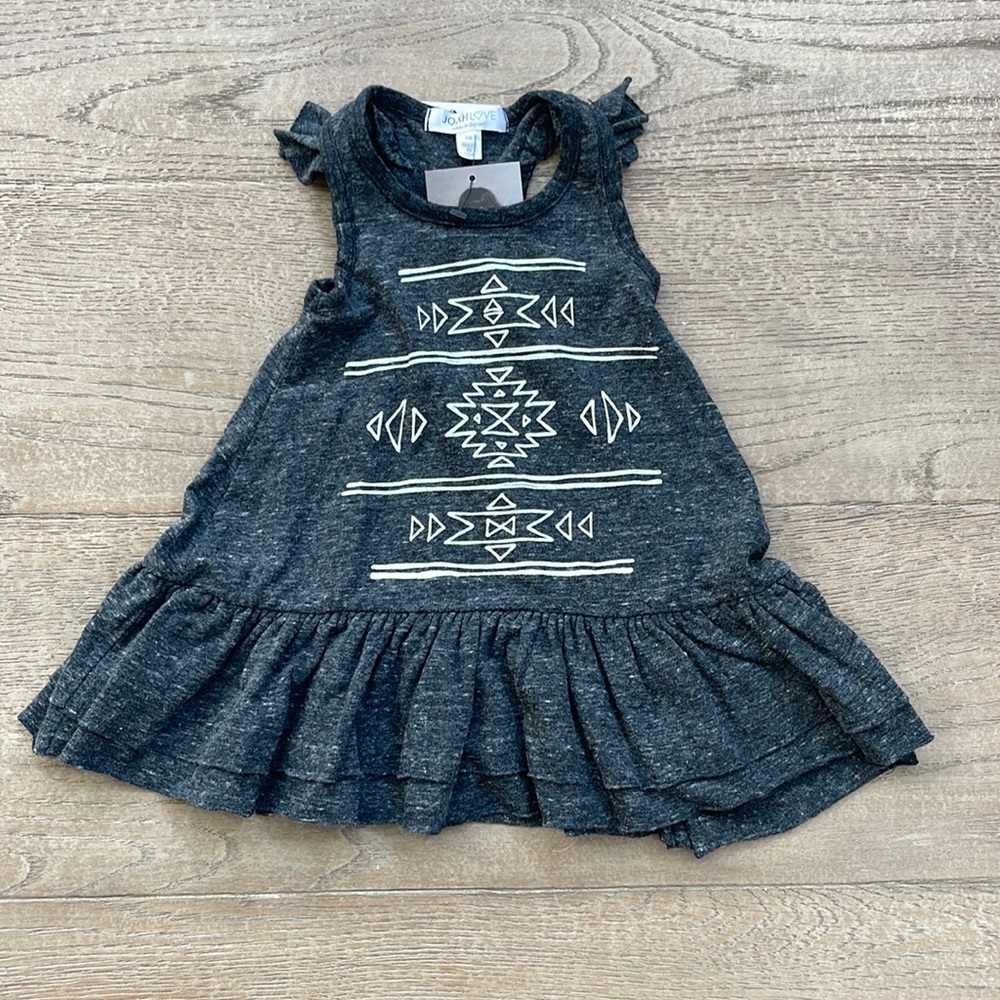 Joah Love Ruffle Halter Tunic Dress, NWT